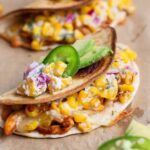 Baked Street Corn Chicken Tacos (Crispy & Cheesy)